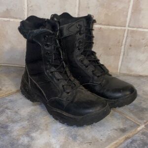 Women's Black Combat Boots size 8
